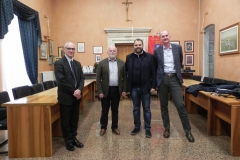 Con il Sindaco di Troia, Leonardo Cavalieri
