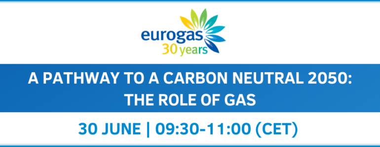 Online Event: A Pathway to a Carbon Neutral 2050 – The role of Gas