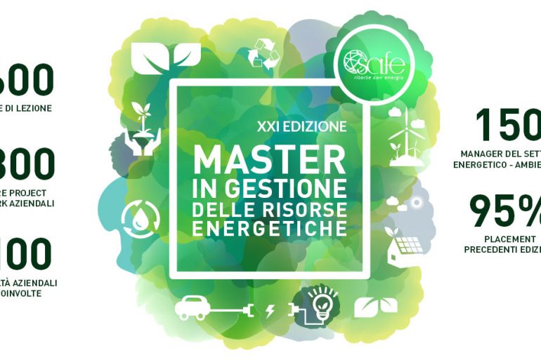 XXI Edizione Master SAFE in Gestione delle Risorse Energetiche